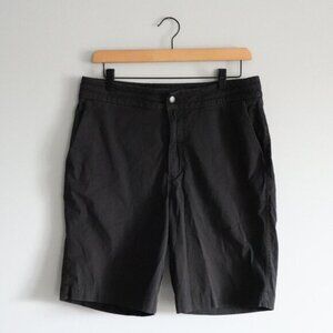Lululemon Men's Sz 30 Black Commission Classic Casual Stretch Pocket Shorts